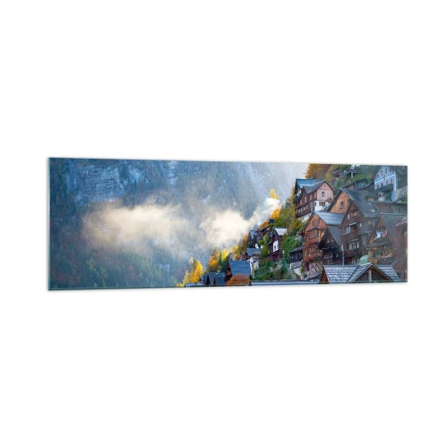 Glastavla - Bild på glas - Alpina klimat - 160x50 cm