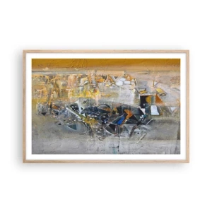 Affisch i ram av ljusek - Allt blir bra - 91x61 cm