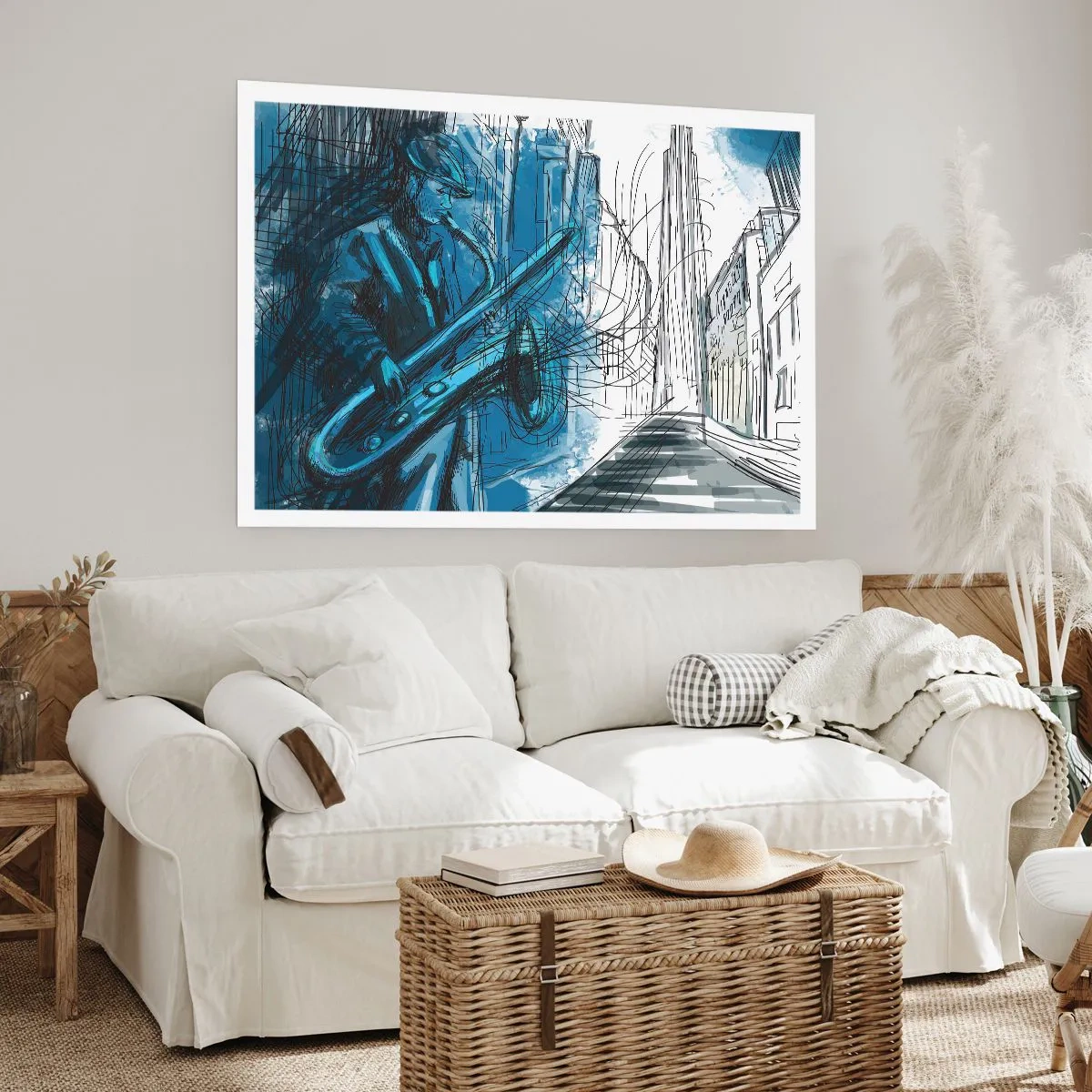 Affisch - Stadsrapsodi - 50x40 cm