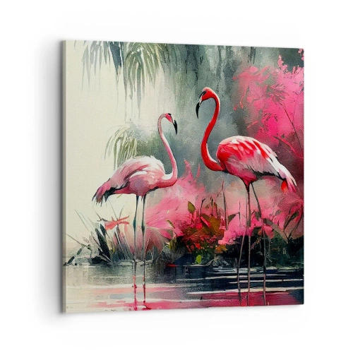 Canvastavla - Bild på duk - En lektion i naturlig charm - 60x60 cm