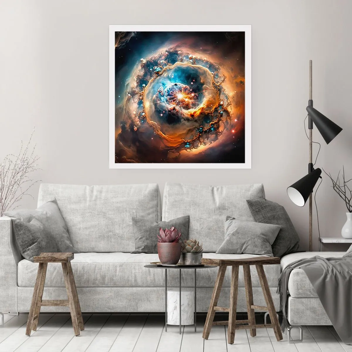 Affisch - Början - 60x60 cm