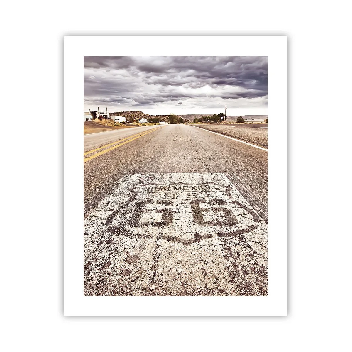 Affisch - Mother Road - amerikanska legenden - 40x50 cm