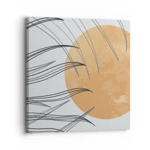 Canvastavla - Bild på duk - Alltid mot solen - 30x30 cm