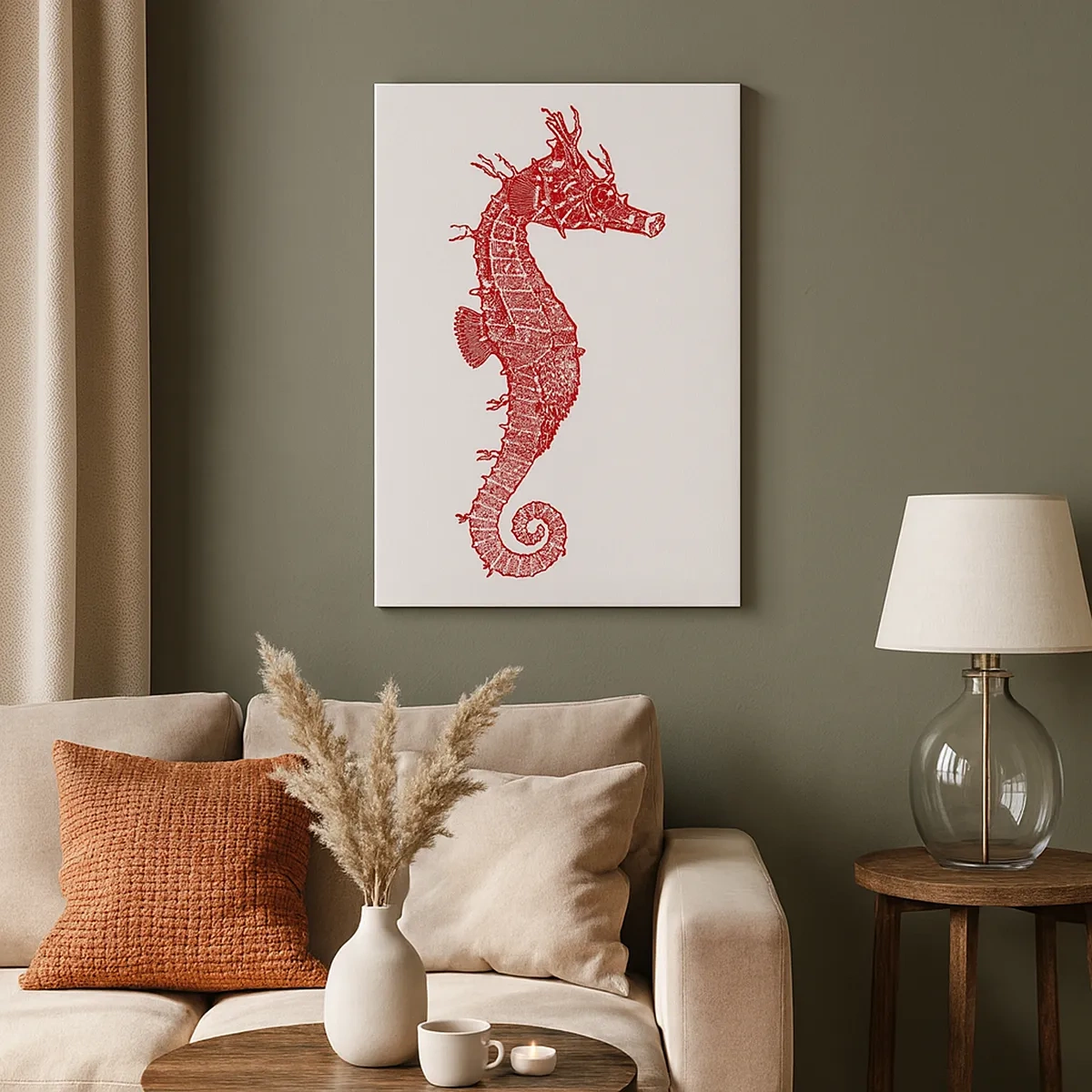 Canvastavla - Bild på duk - En intrikat varelse - 50x70 cm