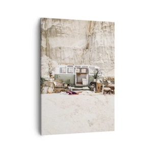 Canvastavla - Bild på duk - Dags att börja resan - 50x70 cm