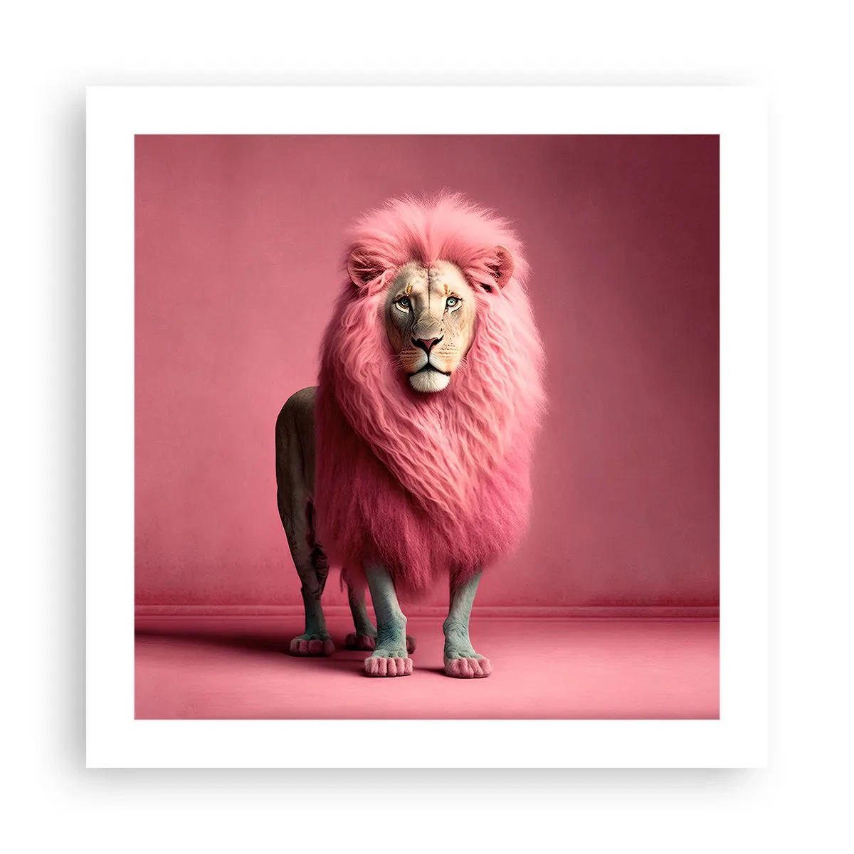 Affisch - Och du är inte längre rädd - 50x50 cm