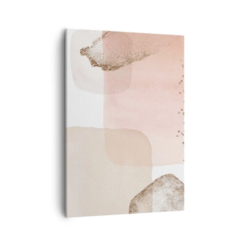 Canvastavla - Bild på duk - Titta genom färgen - 50x70 cm