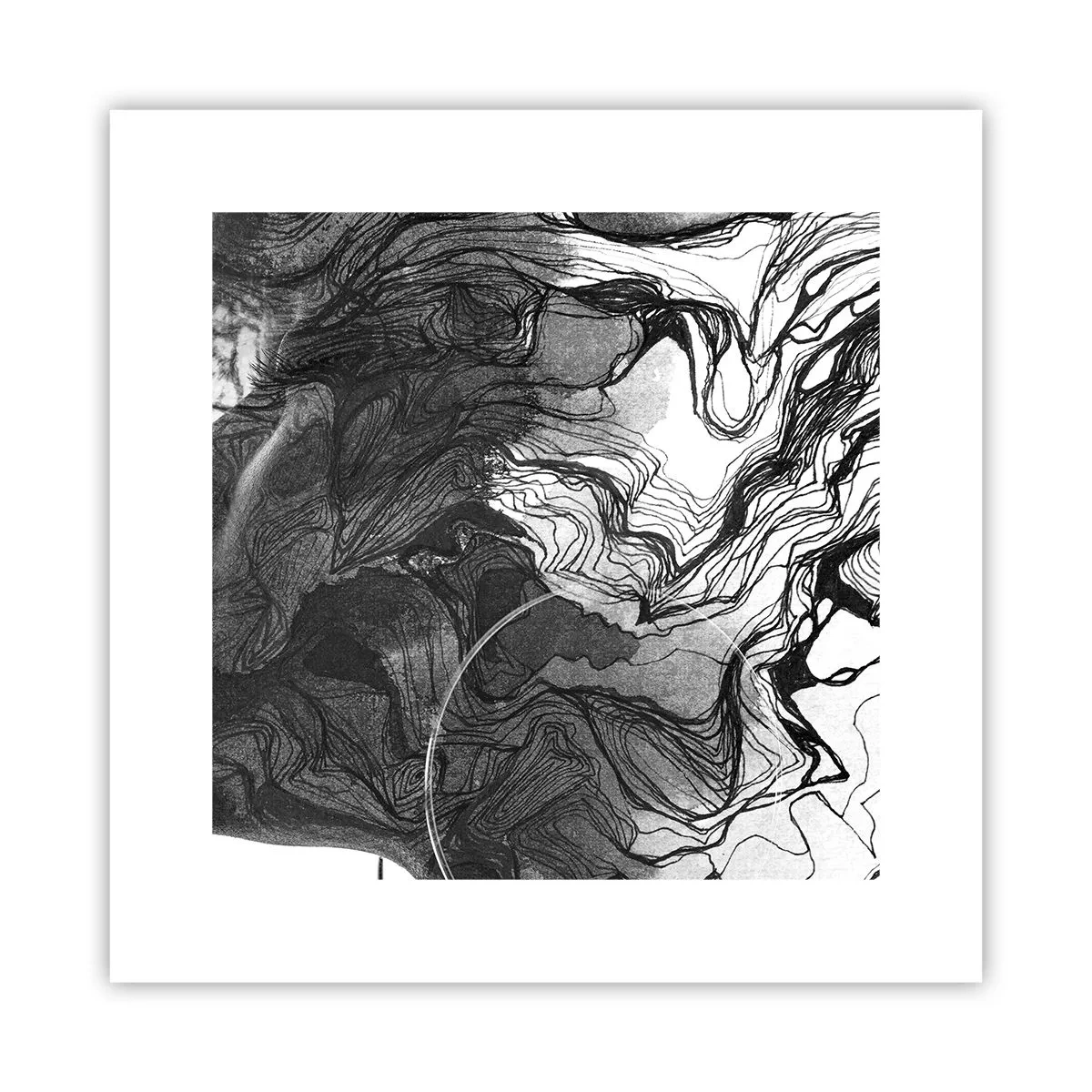 Affisch - Tilltrasslad i drömmarna - 30x30 cm