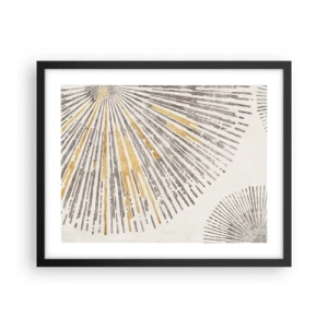 Affisch i svart ram - Radiens skönhet - 50x40 cm