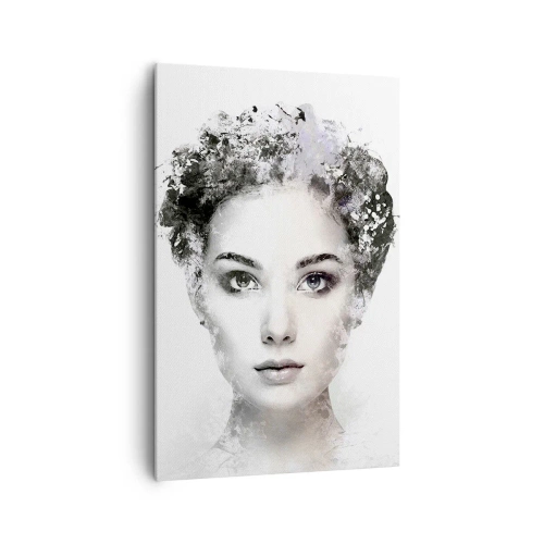 Canvastavla - Bild på duk - Väldigt stilig porträtt - 80x120 cm