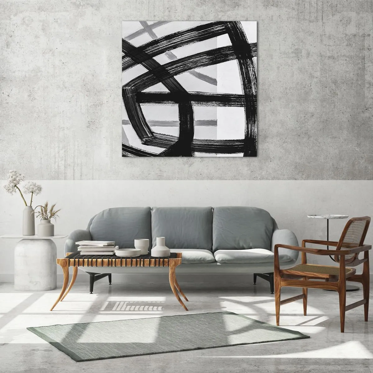 Glastavla - Bild på glas - Att skapa djupet - 70x70 cm