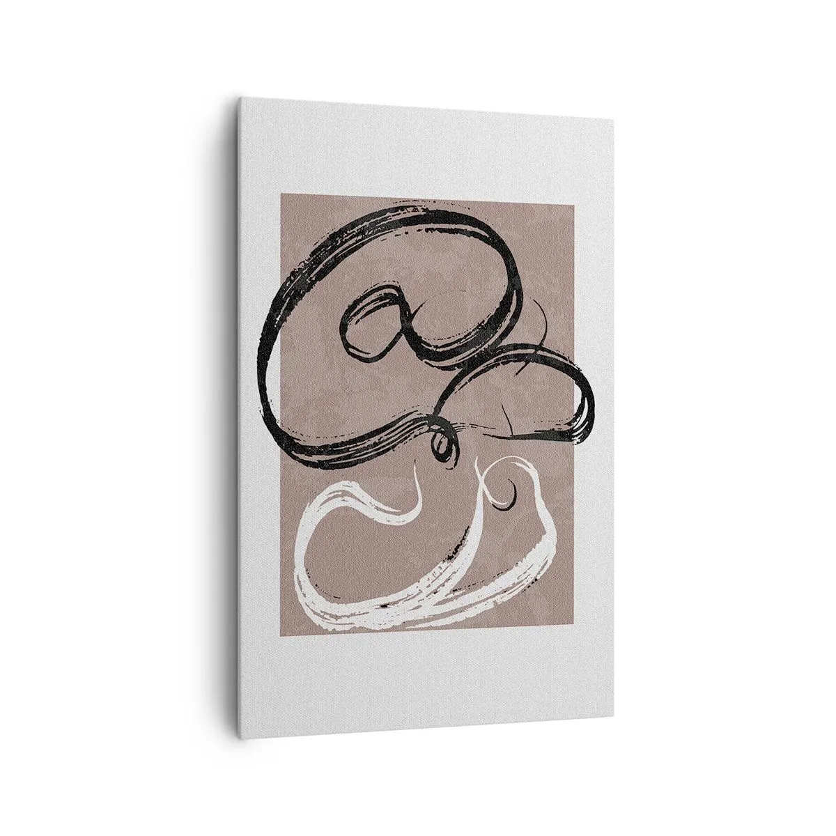 Canvastavla - Bild på duk - Komposition - sökande efter fullständighet - 80x120 cm