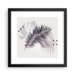 Affisch i svart ram - Skuggans skugga - 30x30 cm