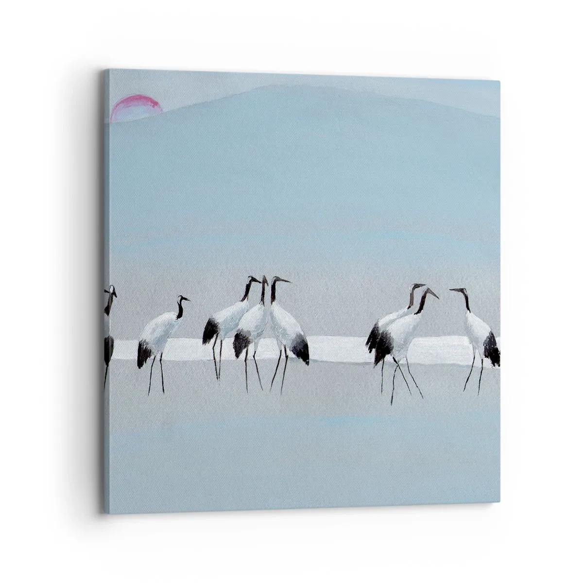 Canvastavla - Bild på duk - Efter en het dag - 70x70 cm