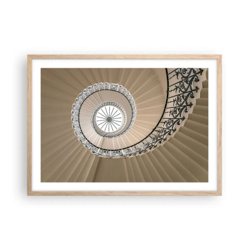 Affisch i ram av ljusek - I musslans mitt - 70x50 cm