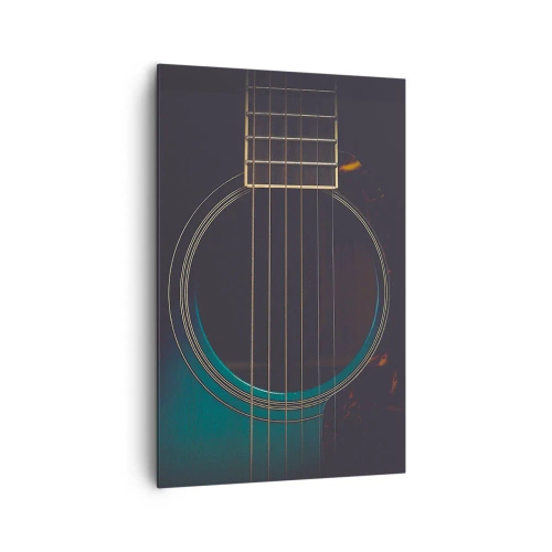 Canvastavla - Bild på duk - Ett ögonblick innan det ljuder - 80x120 cm
