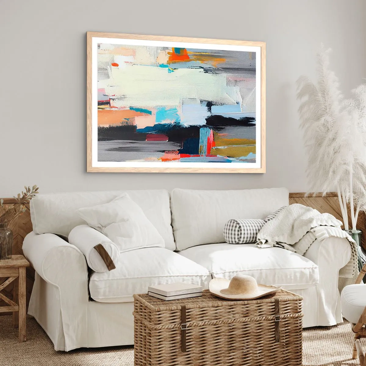 Affisch i ram av ljusek - Finns det någon metod? - 100x70 cm