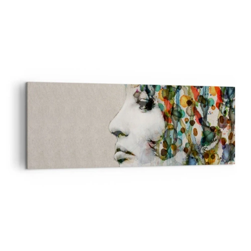Canvastavla - Bild på duk - Uppstånden ur glädje - 140x50 cm