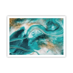 Affisch - Guldflod - 100x70 cm