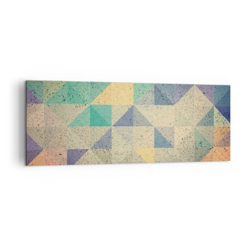 Canvastavla - Bild på duk - Trianglarnas republik - 140x50 cm
