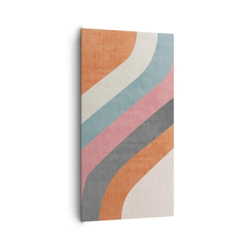 Canvastavla - Bild på duk - Diagonal komposition - rörelse - 65x120 cm