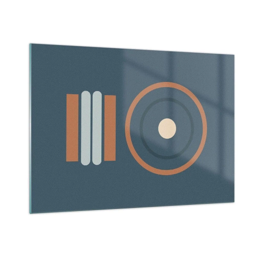 Glastavla - Bild på glas - Sakens kärna - 100x70 cm