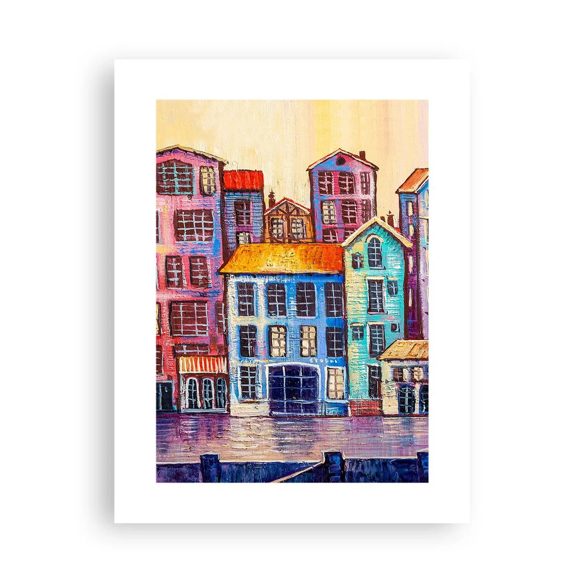 Affisch - En sagostad  - 30x40 cm