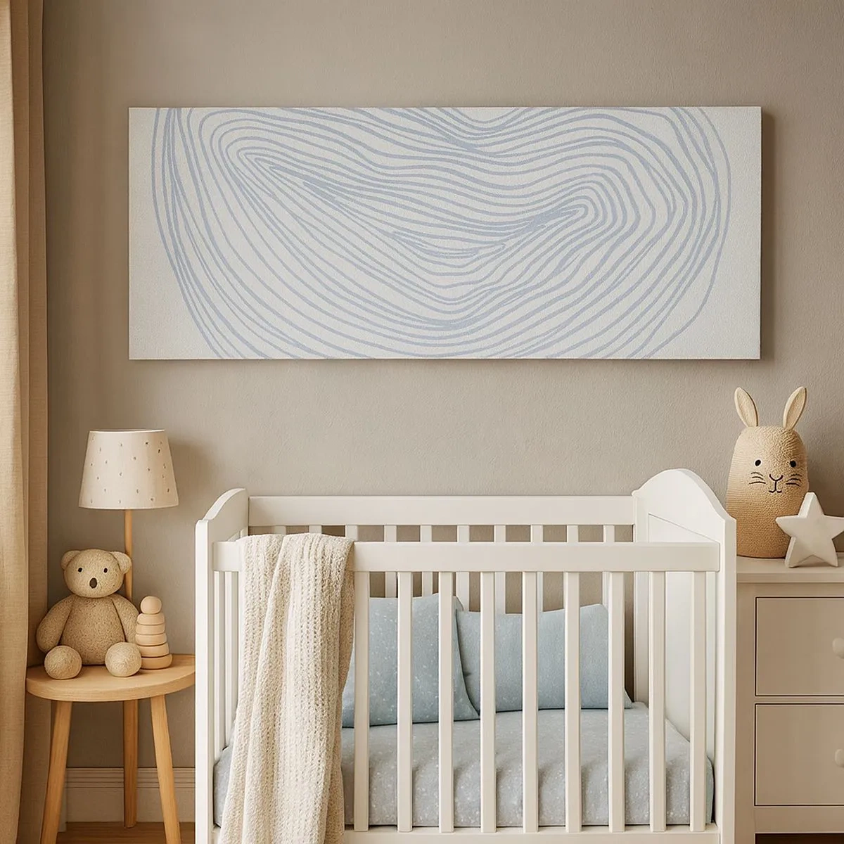 Canvastavla - Bild på duk - Droppens leende - 100x40 cm