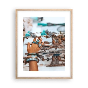 Affisch i ram av ljusek - Lokala skatter - 40x50 cm