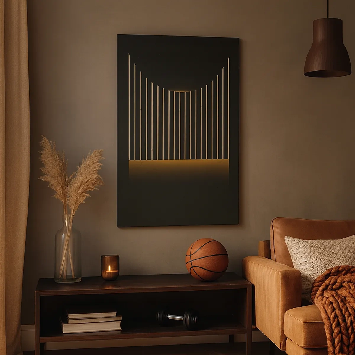 Canvastavla - Bild på duk - Utforska mörkret - 50x70 cm