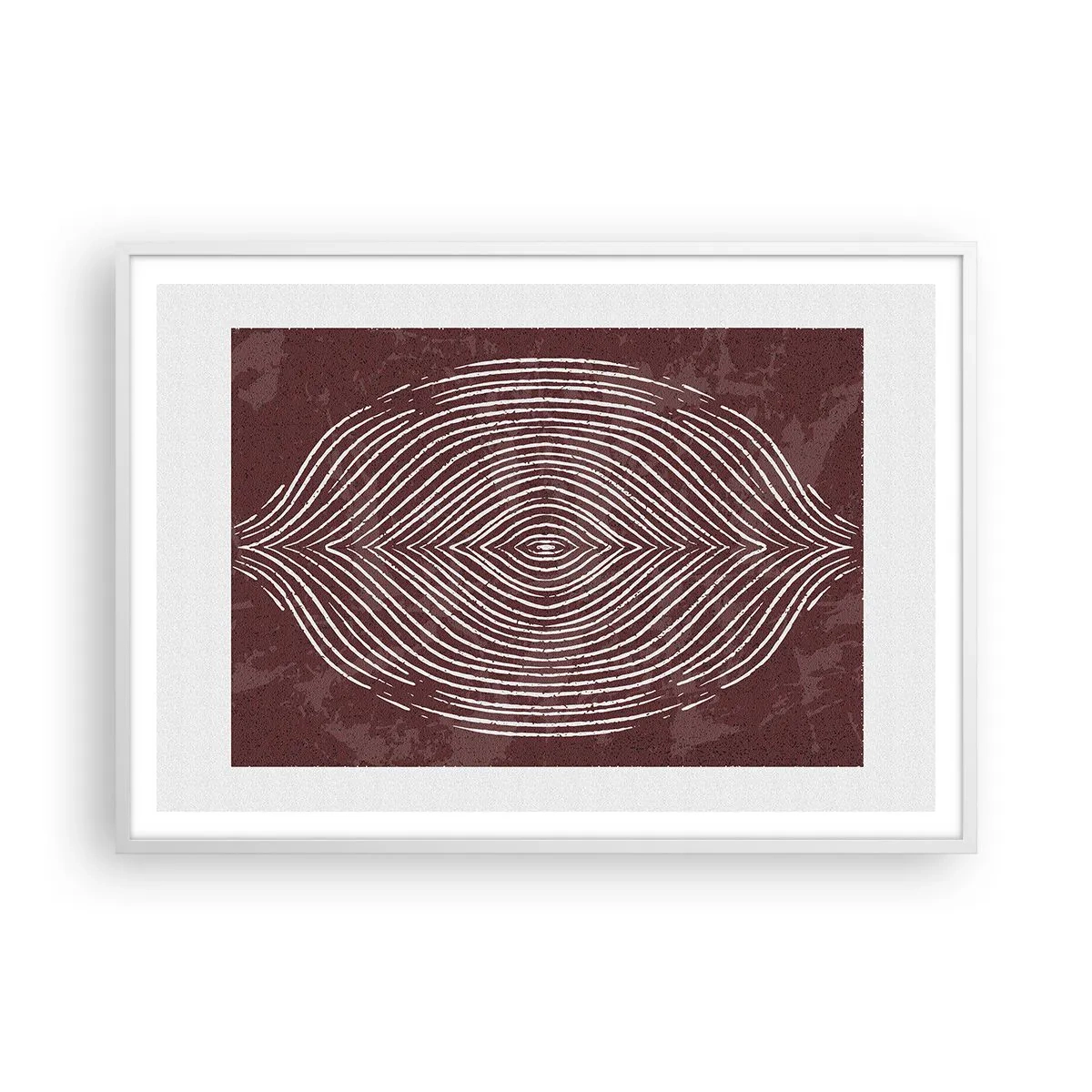 Affisch i vit ram - Rymden talar - 100x70 cm