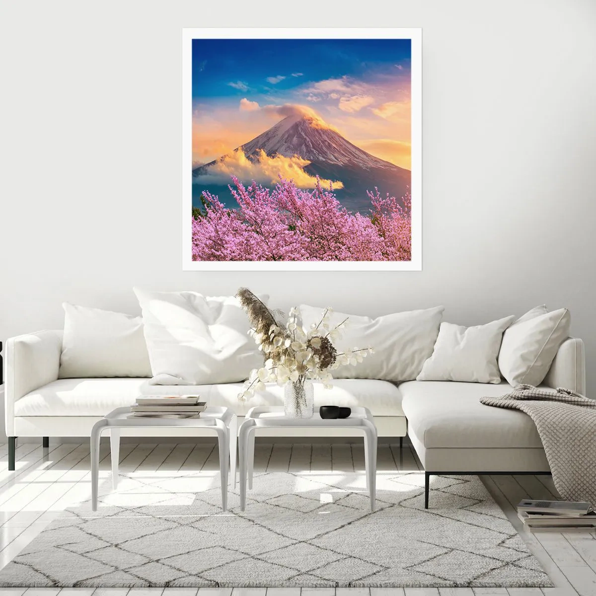 Affisch - Japansk helgedom - 30x30 cm