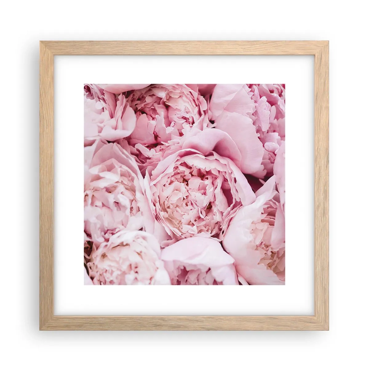 Affisch i ram av ljusek - Hopklämda och doftande - 30x30 cm
