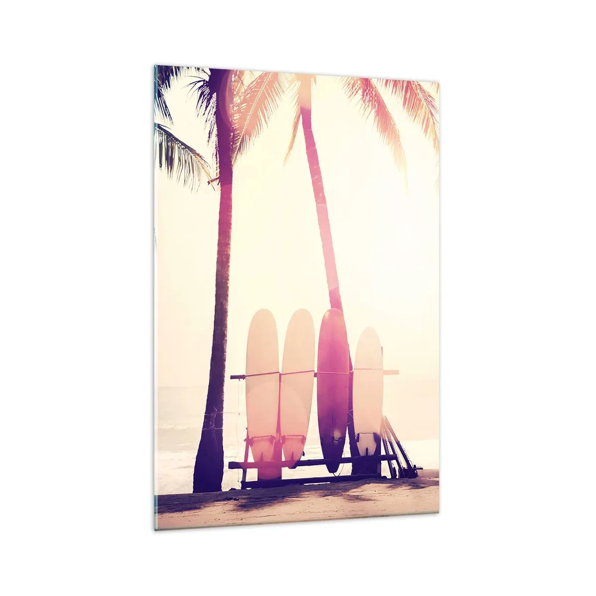 Glastavla - Bild på glas - Det blir en underbar dag - 70x100 cm