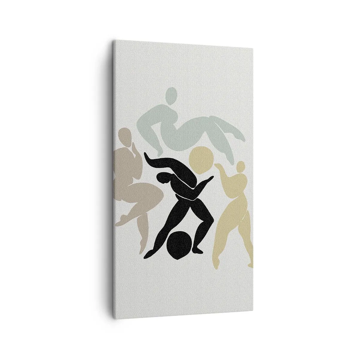 Canvastavla - Bild på duk - Rörelse för hälsa och skönhet - 45x80 cm