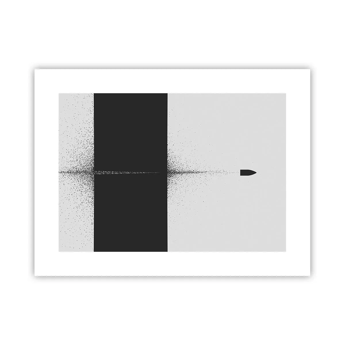 Affisch - Rakt mot målet - 40x30 cm