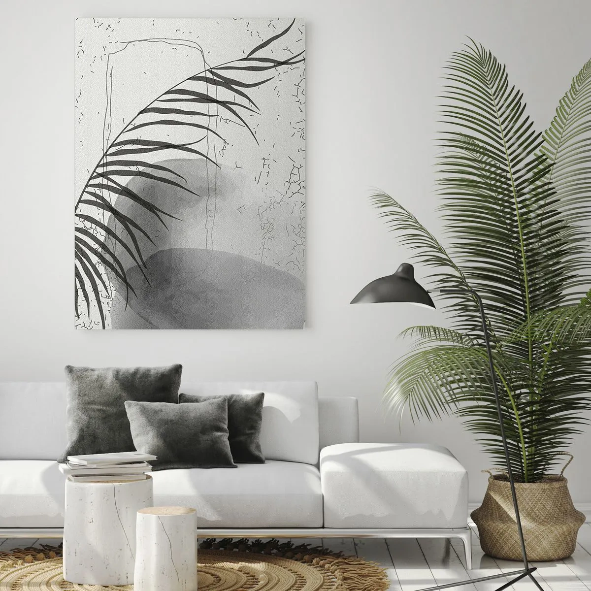 Glastavla - Bild på glas - Den subtila exotismen i naturen - 50x70 cm