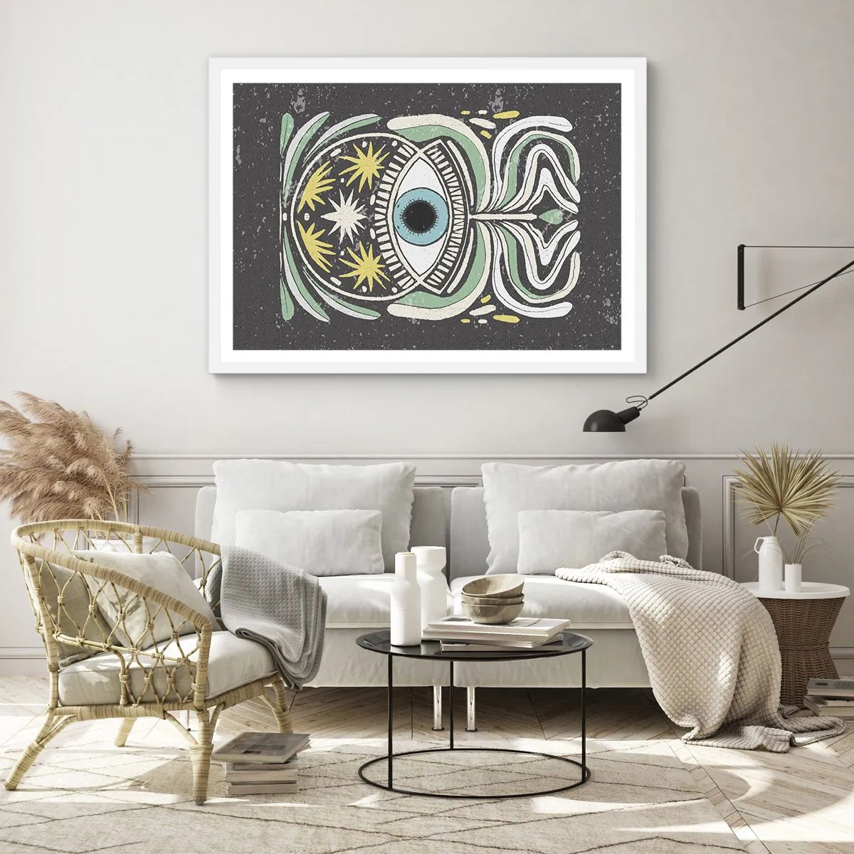 Affisch i vit ram - Stamritualer - 50x40 cm