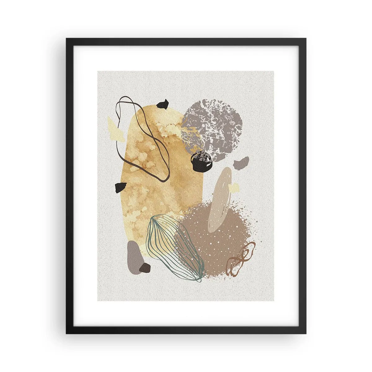 Affisch i svart ram - Olika former - 40x50 cm