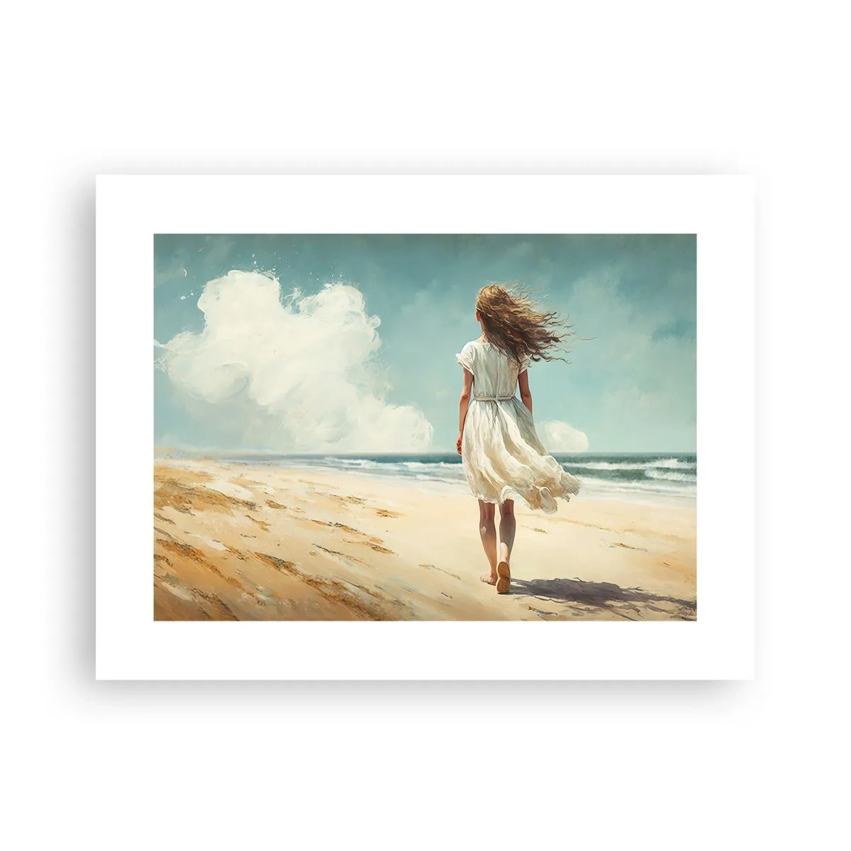 Affisch - Att möta solen och vinden - 40x30 cm