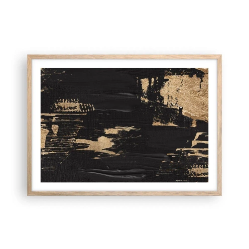 Affisch i ram av ljusek - Ett spår av beröring - 70x50 cm