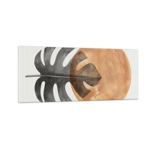 Glastavla - Bild på glas - Alltid solen - 100x40 cm