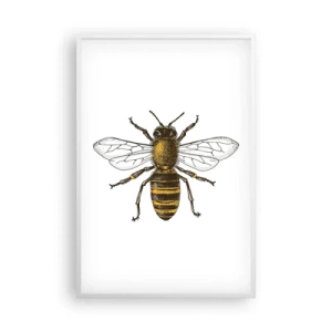 Affisch i vit ram - Vackert och bra - 61x91 cm