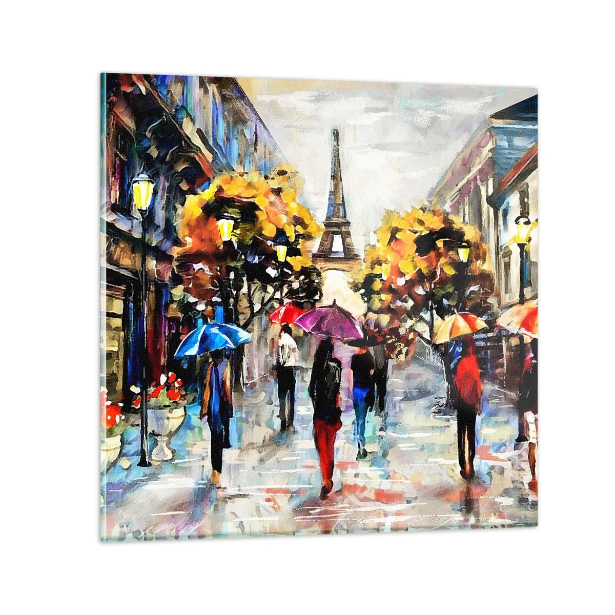 Glastavla - Bild på glas - Särskilt vacker på hösten - 30x30 cm