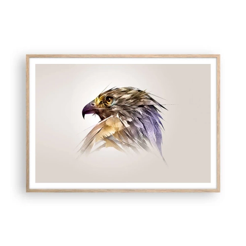 Affisch i ram av ljusek - En kämpes porträtt - 100x70 cm