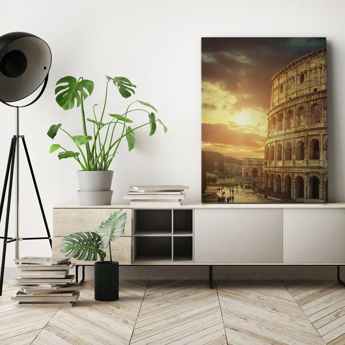 Canvastavla - Bild på duk - Kolossalt intryck - 50x70 cm