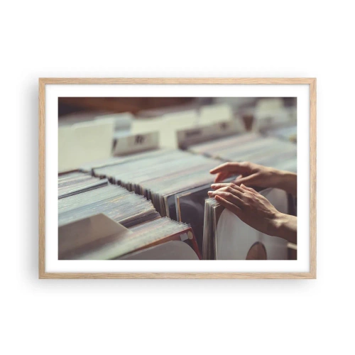 Affisch i ram av ljusek - I jakten efter känslor - 70x50 cm