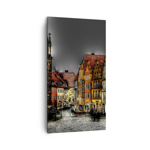 Canvastavla - Bild på duk - Det saknas bar förtrollad droska - 45x80 cm