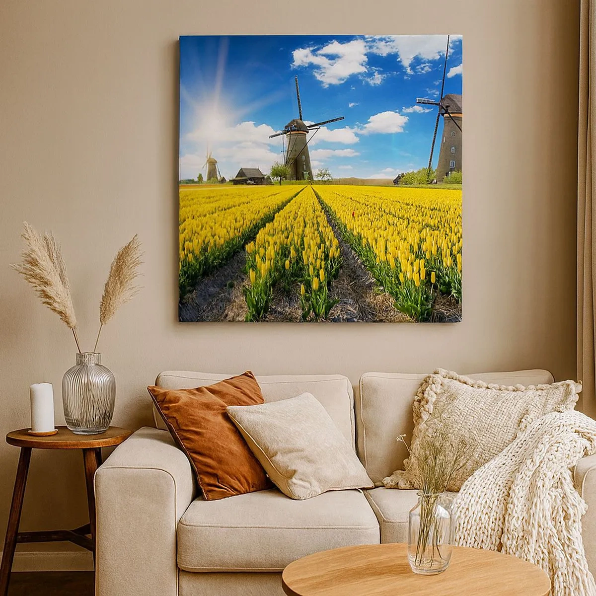 Canvastavla - Bild på duk - Mer holländskt kan inte vara - 30x30 cm