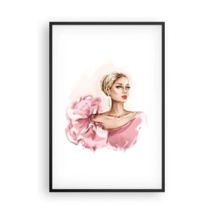 Affisch i svart ram - Som målad... - 61x91 cm